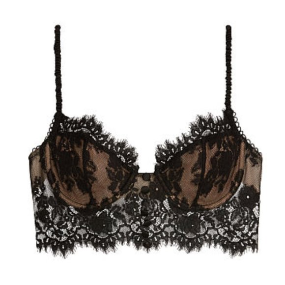 For Love And Lemons Other - Faye Lace Underwire Bra